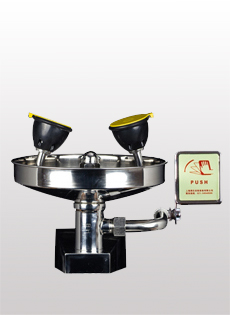 304不銹鋼壁掛式洗眼器BH33-1010 304不銹鋼壁掛式洗眼器BH33-1010