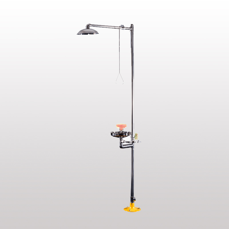 單噴頭復合式緊急沖淋洗眼器(304不銹鋼)BH30-1010T 單噴頭復合式緊急沖淋洗眼器(304不銹鋼)BH30-1010T